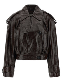 Sportmax Trench Coat Brown