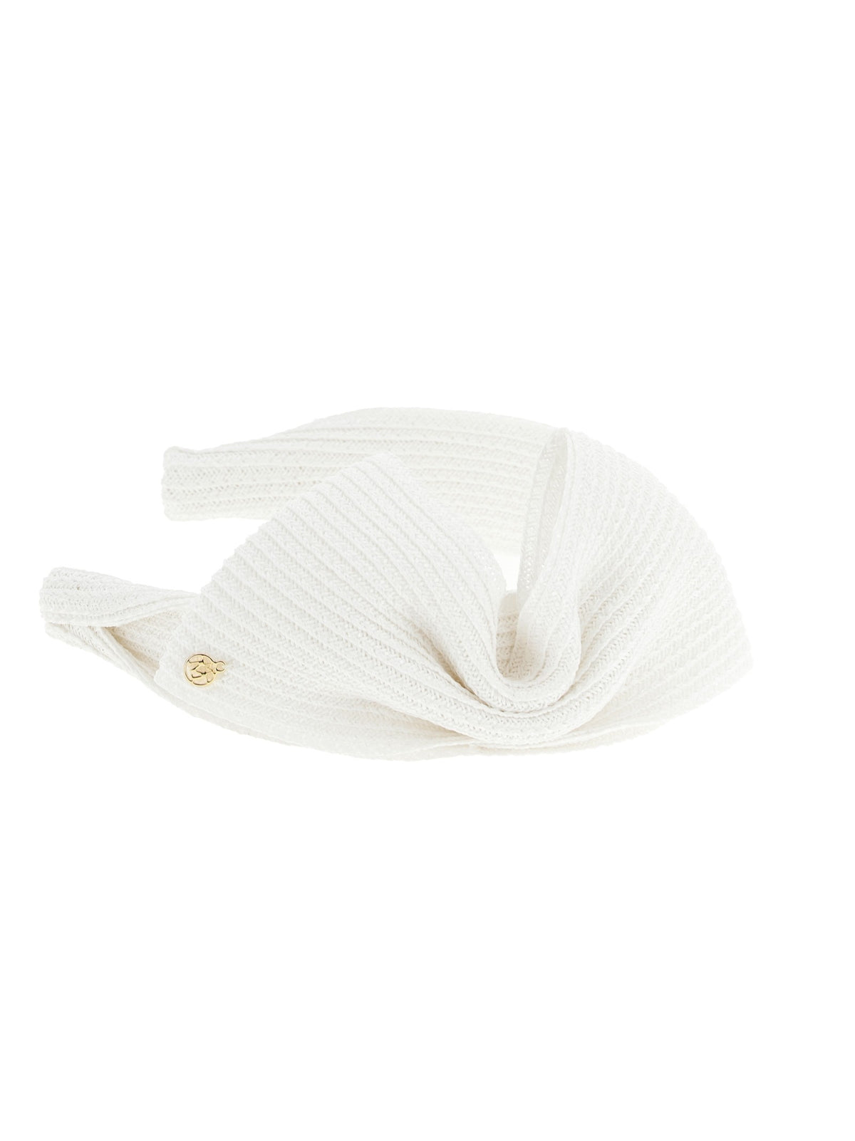 Maison Michel Beth Headband White