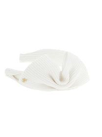 Maison Michel Beth Headband White