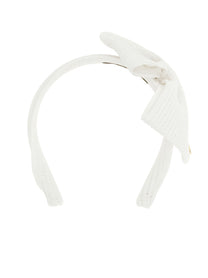 Maison Michel Beth Headband White