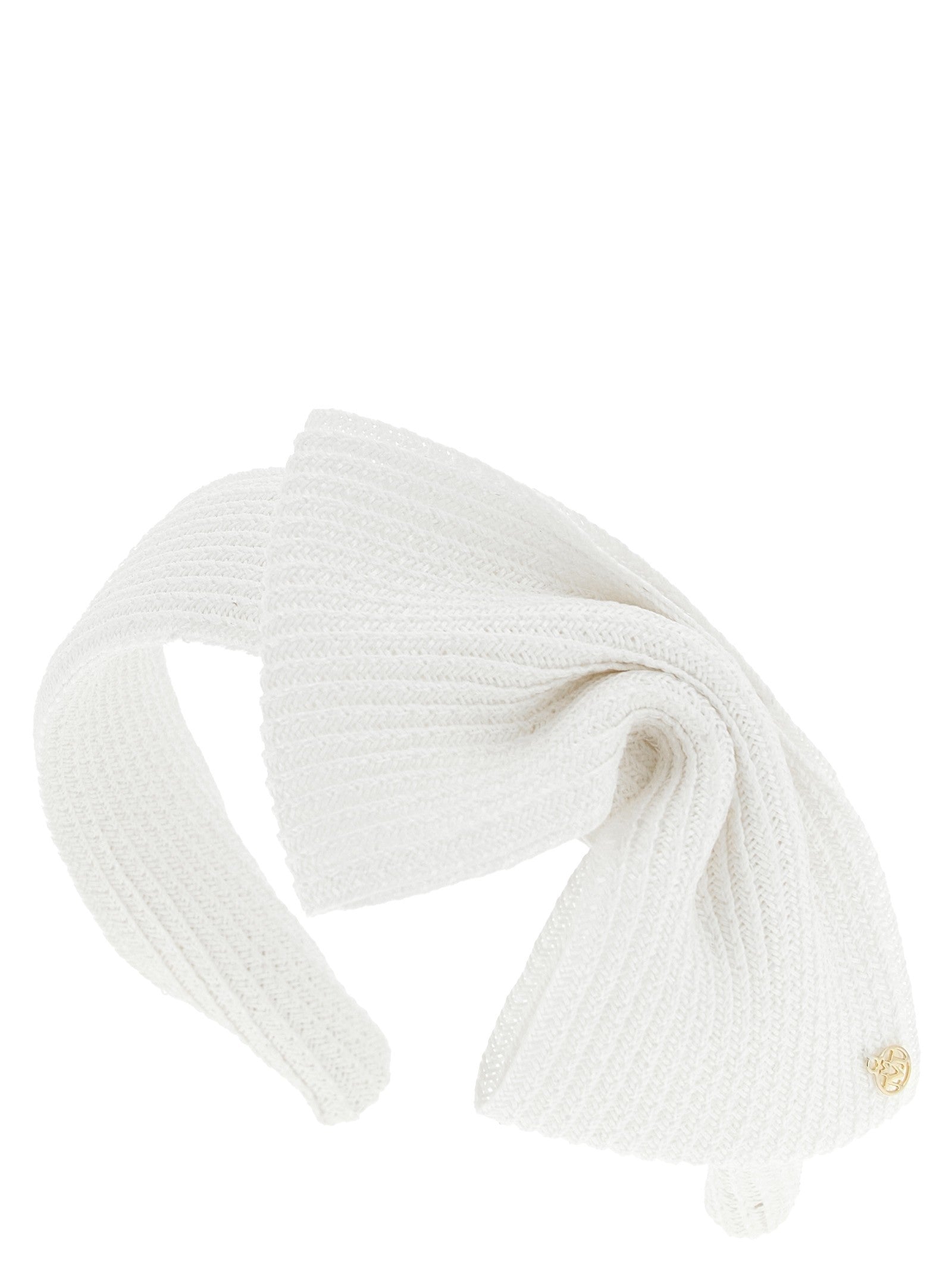 Maison Michel Beth Headband White