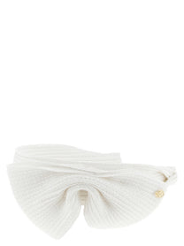 Maison Michel Beth Headband White