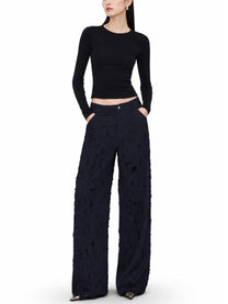 Haikure Women's Bethany Bull Destroy Jeans Black