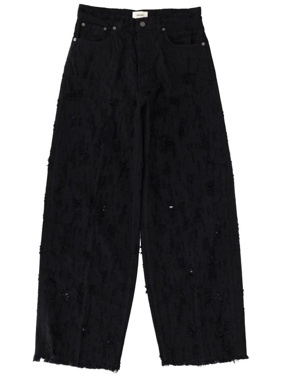 Haikure Women's Bethany Bull Destroy Jeans Black