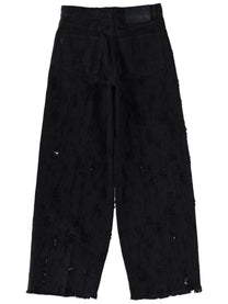 Haikure Women's Bethany Bull Destroy Jeans Black