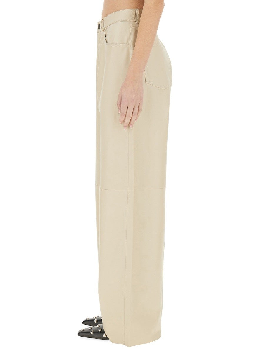 Haikure Women's Bethany Leather Pants White