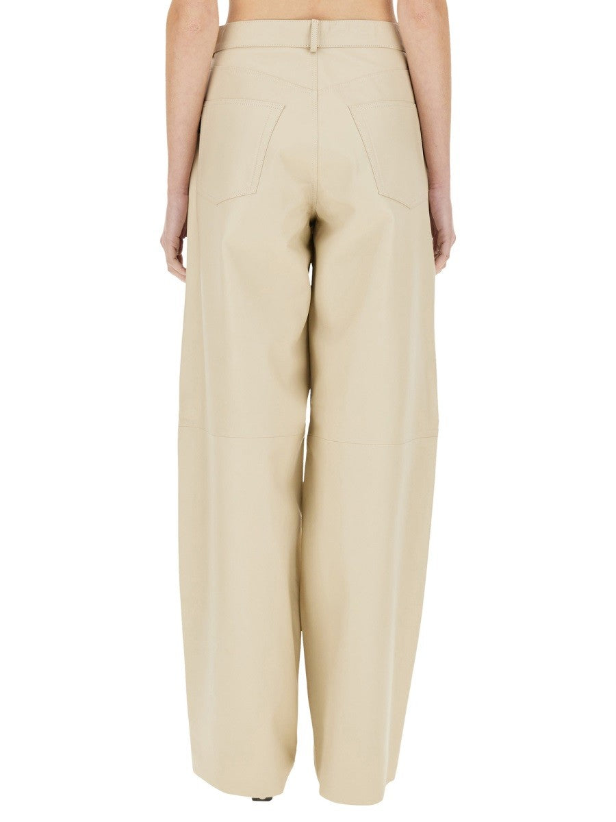 Haikure Women's Bethany Leather Pants White