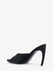 The Attico Women's Betta Satin Sandals Black