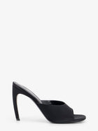 The Attico Women's Betta Satin Sandals Black