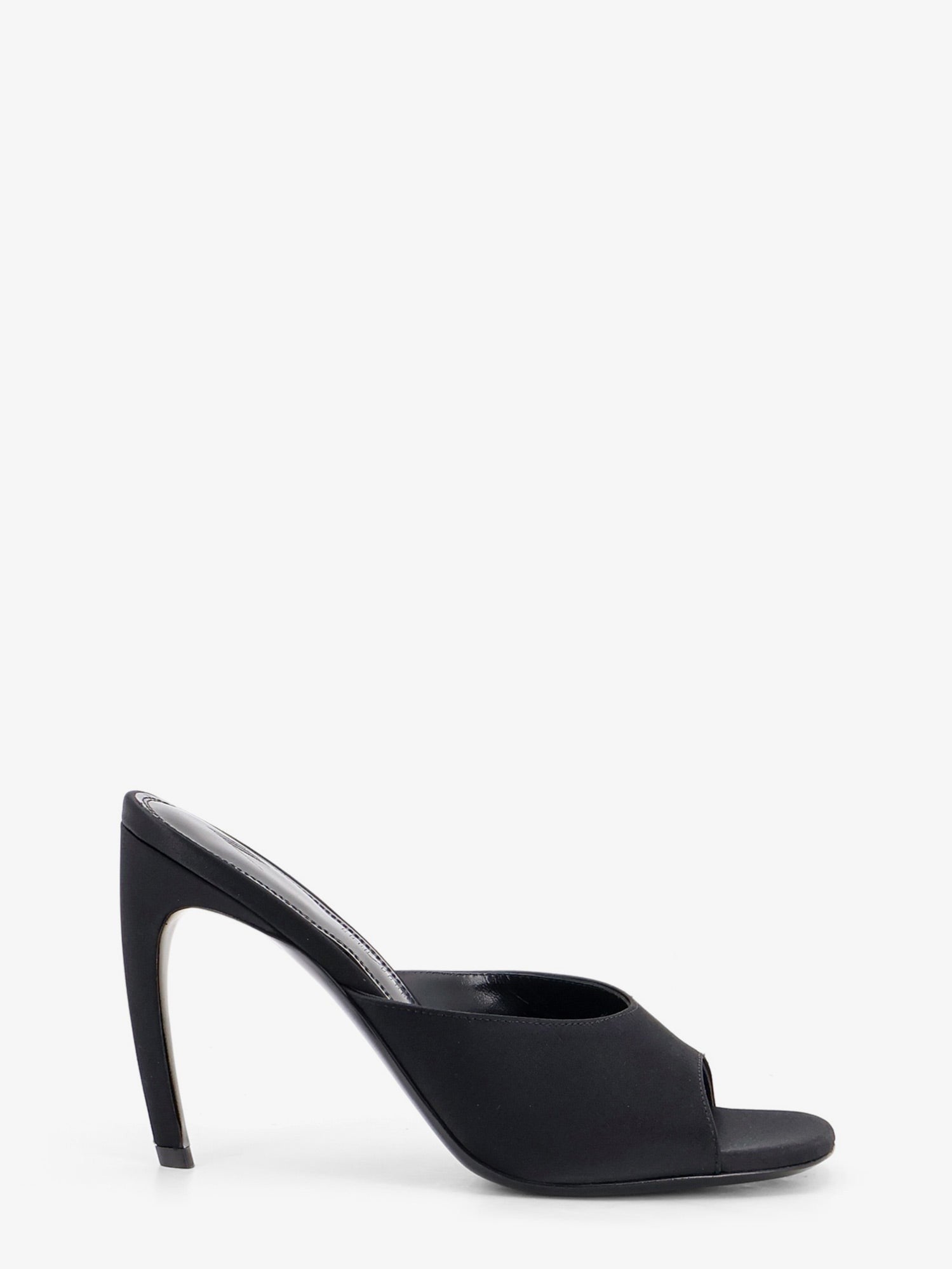 The Attico Women's Betta Satin Sandals Black