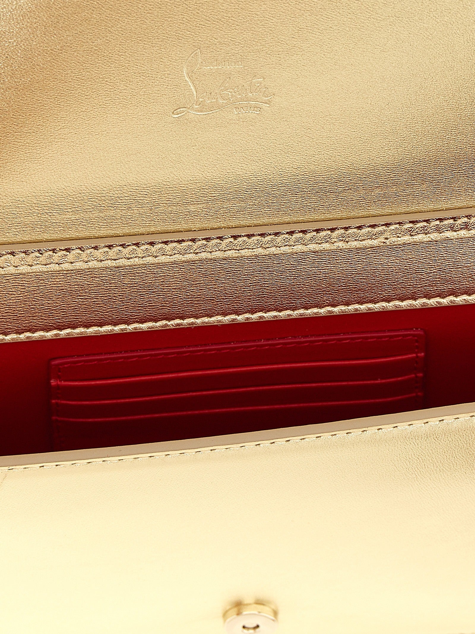 Christian Louboutin Bettina Clutch Gold