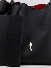 Christian Louboutin Women's Bettina Large Leather Shoulder Bag Black