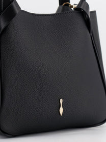 Christian Louboutin Women's Bettina Mini Leather Shoulder Bag Black