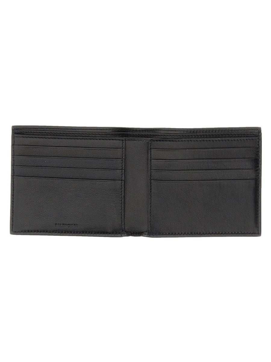 Balenciaga Men's BI Fold Cash Portfolio Black