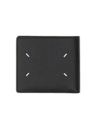 Maison Margiela Unisex BI Fold Four Stitches Wallet Black, view 2