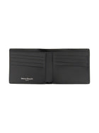 Maison Margiela Unisex BI Fold Four Stitches Wallet Black, view 3