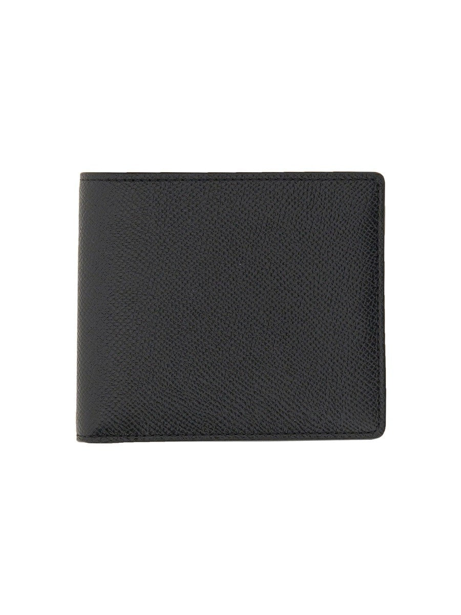 Maison Margiela Unisex BI Fold Four Stitches Wallet Black