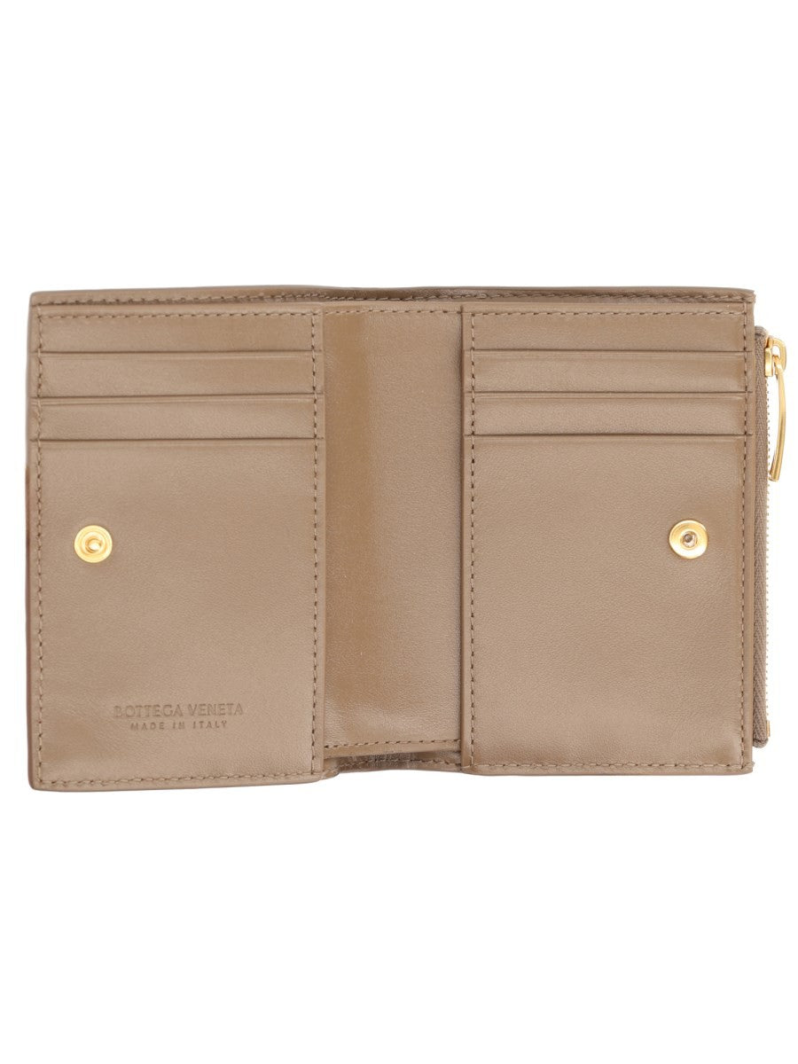 Bottega Veneta Women's BI Fold Wallet Beige