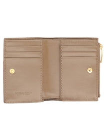 Bottega Veneta Women's BI Fold Wallet Beige
