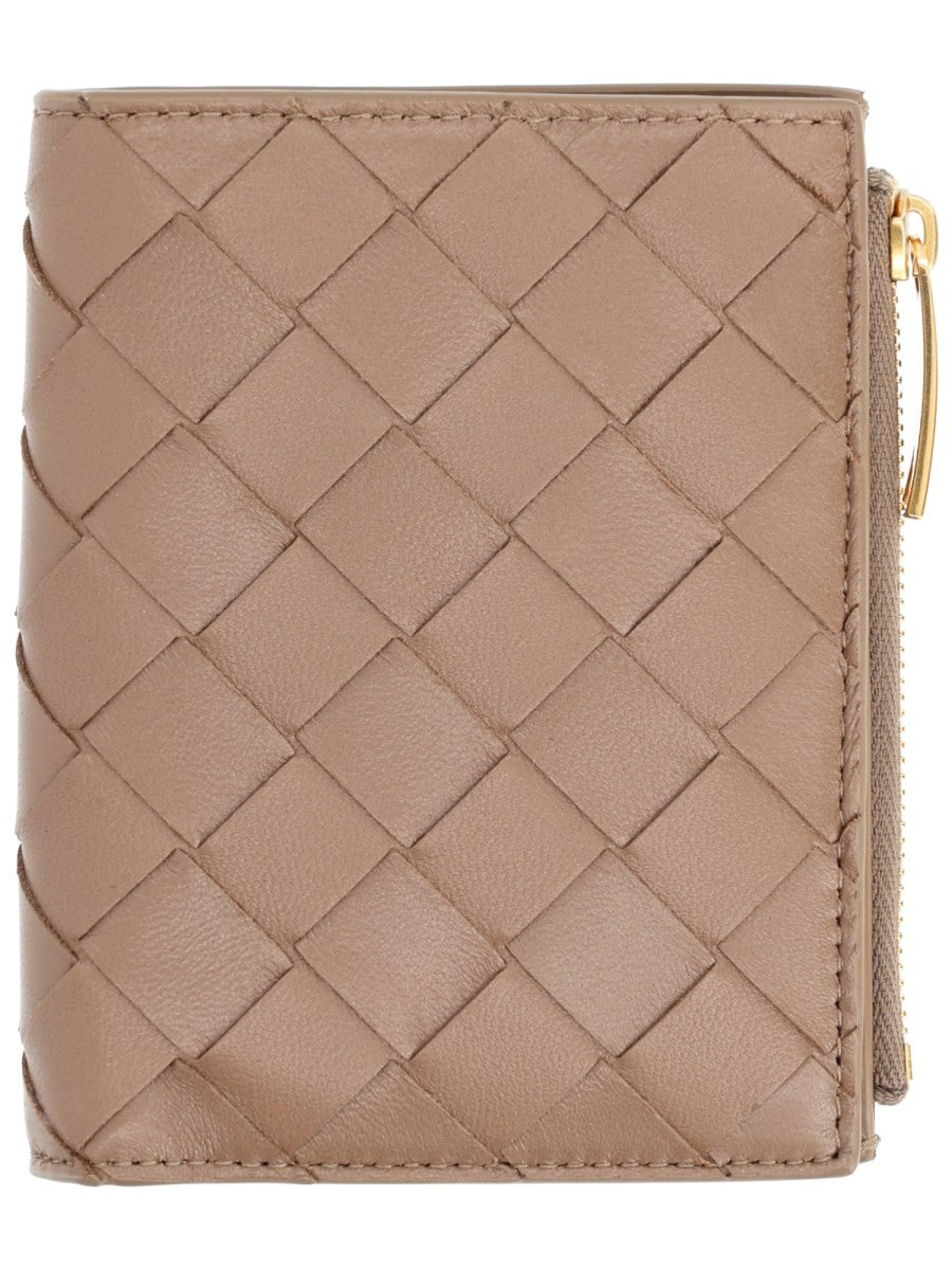 Bottega Veneta Women's BI Fold Wallet Beige