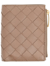 Bottega Veneta Women's BI Fold Wallet Beige