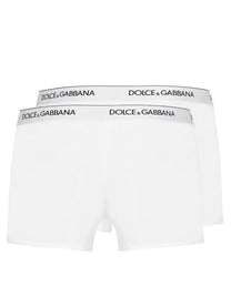 Dolce &amp; Gabbana Men's BI Pack Boxer Regular White