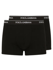 Dolce &amp; Gabbana Men's BI Pack Boxer Regular Black
