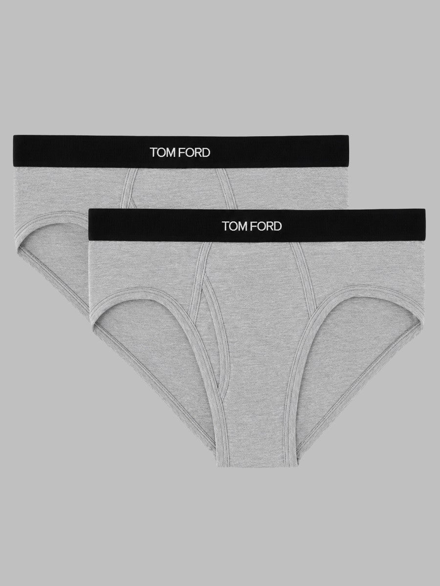 Tom Ford Men's BI Pack Slip in Cotone Con Grey