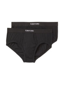Tom Ford Men's Cotton BI Pack Slip Black