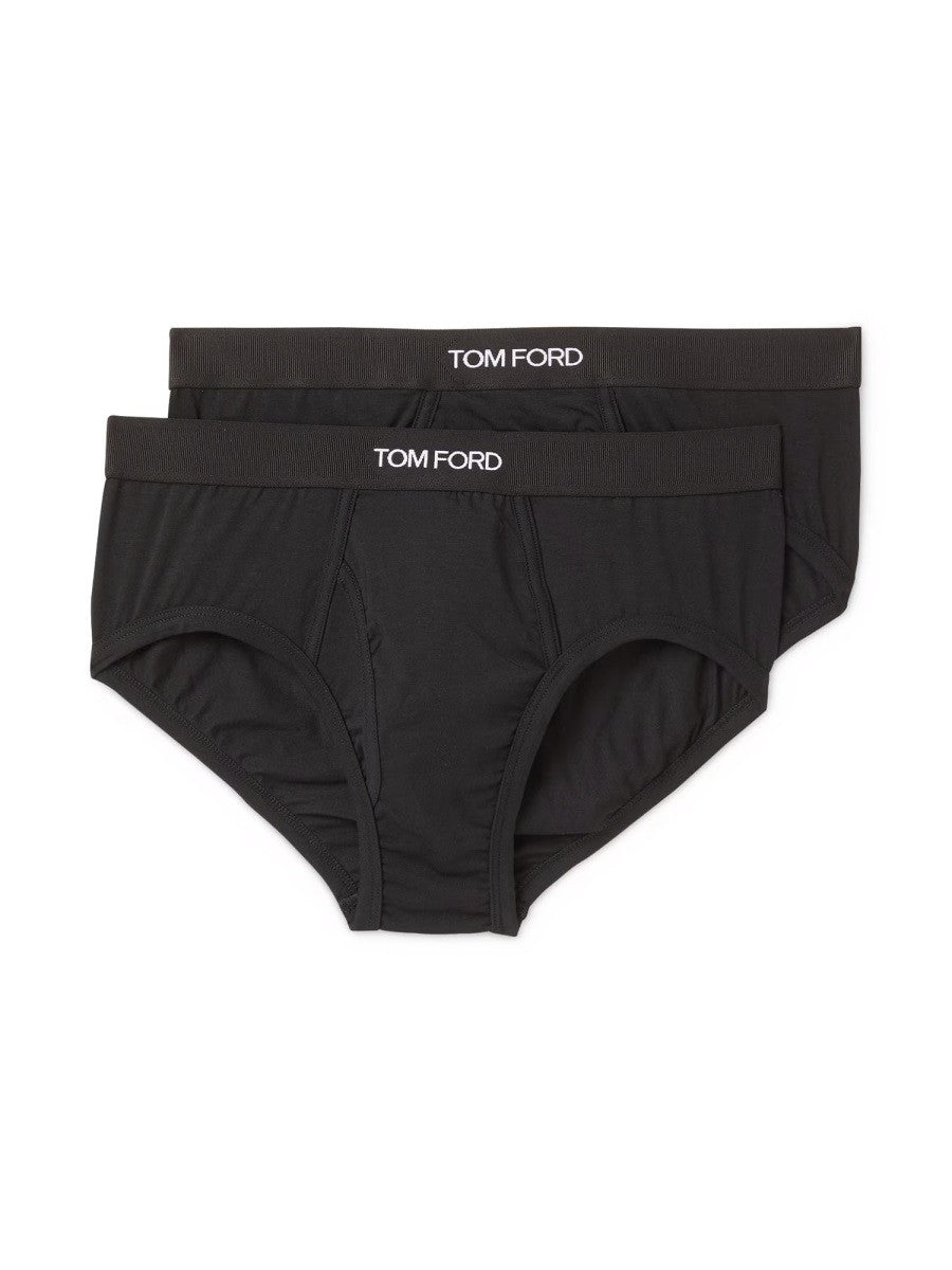 Tom Ford Men's Cotton BI Pack Slip Black