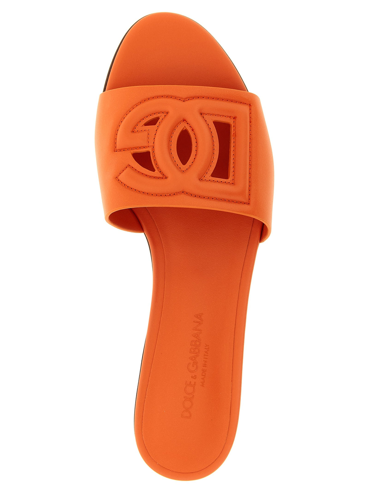 Dolce &amp; Gabbana Bianca Slide Orange