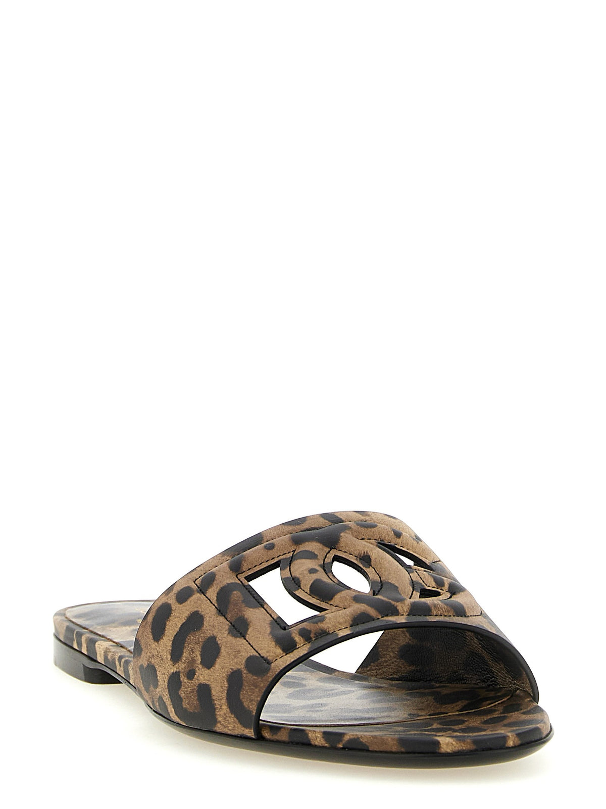 Dolce &amp; Gabbana Bianca Slides Brown