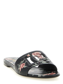 Dolce &amp; Gabbana Bianca Slides Black