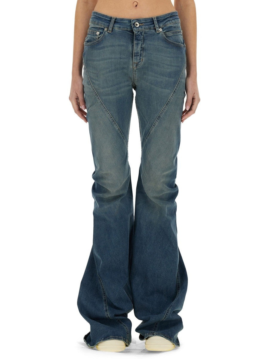 &quot;Bias Bootcut&quot; Denim Pants