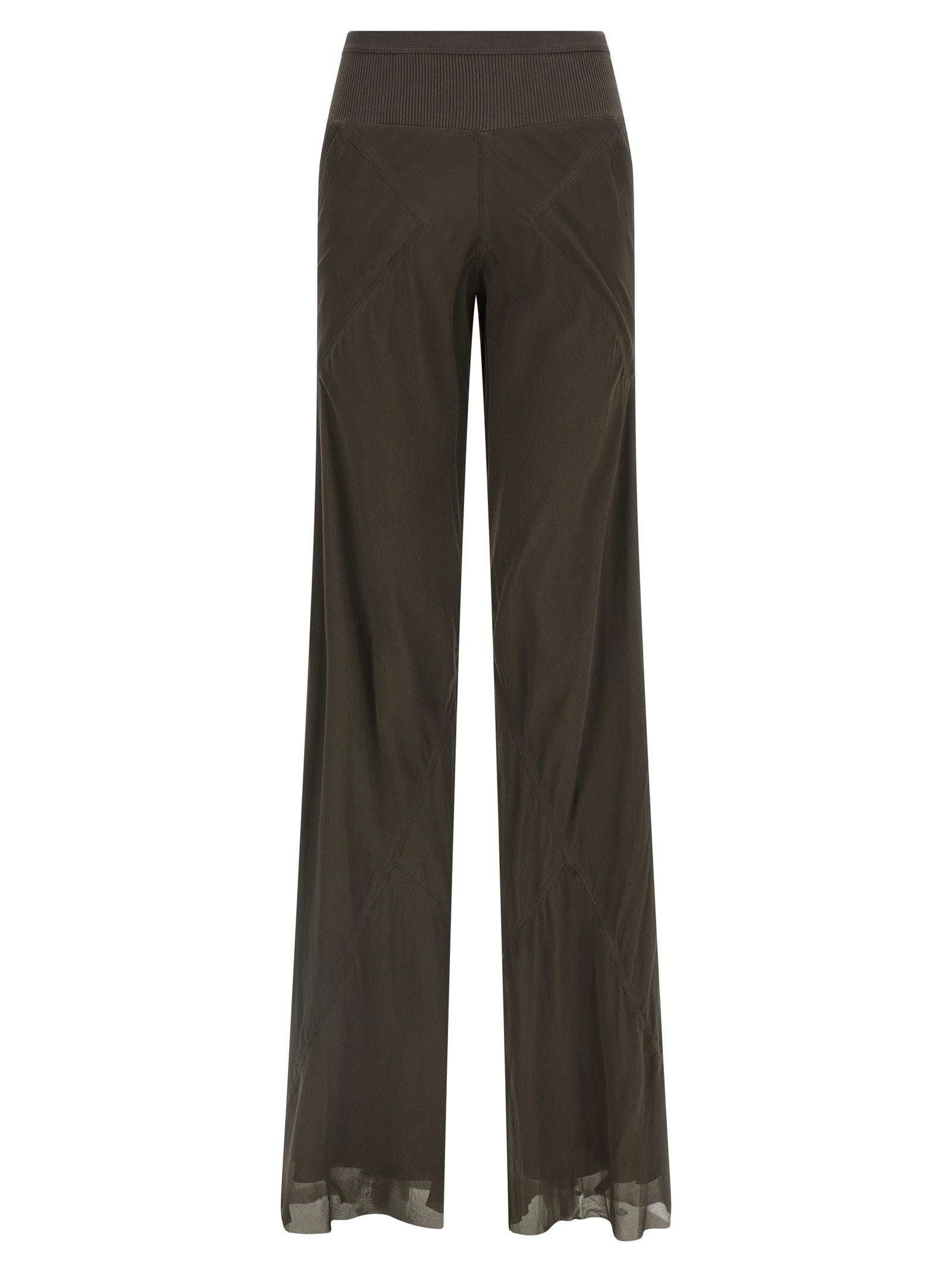 Rick Owens Bias Pants Brown