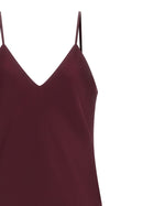 Norma Kamali Bias Slip Midi Dress Red, view 3