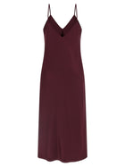 Norma Kamali Bias Slip Midi Dress Red, view 2