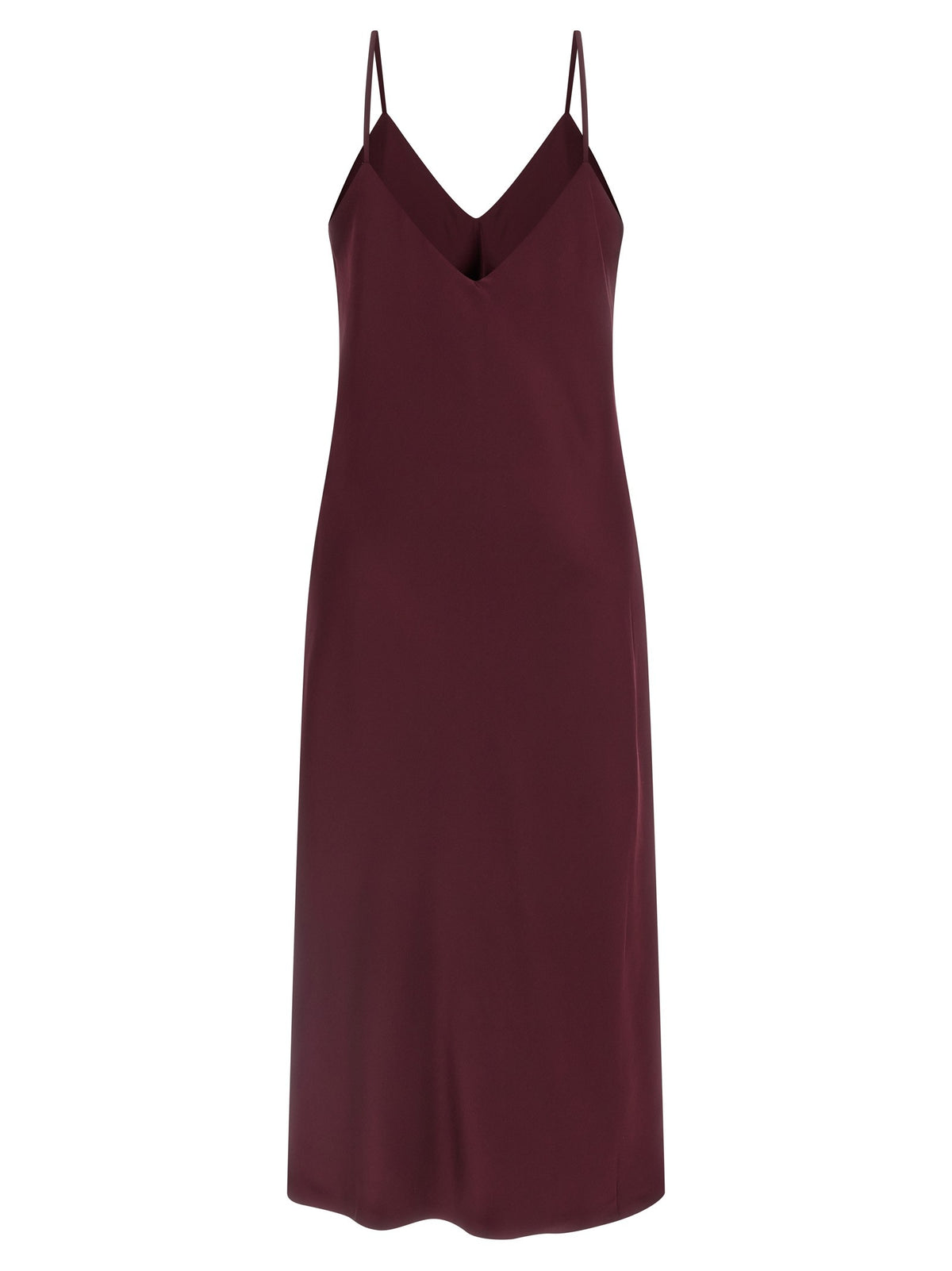 Norma Kamali Bias Slip Midi Dress Red, view 2