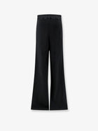 Rick Owens Women's Bias Viscose and Silk Trousers Black, view 2