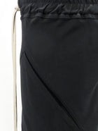 Rick Owens Women's Bias Viscose and Silk Trousers Black, view 3