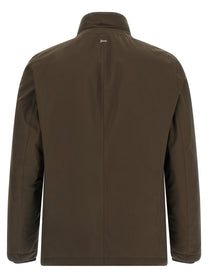 Herno Bib Insert Jacket Brown