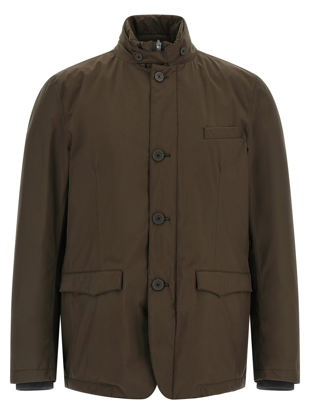 Herno Bib Insert Jacket Brown