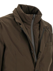 Herno Bib Insert Jacket Brown