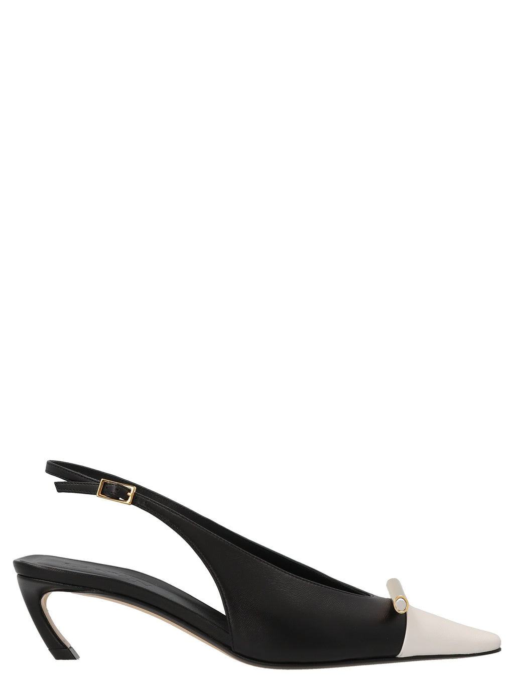 LANVIN Bico Slingbacks White