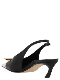 LANVIN Bico Slingbacks White