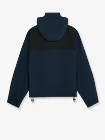 Celine Men's Bicolor Nylon Jacket Blue