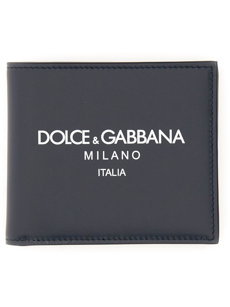 Dolce &amp; Gabbana Men's Bifold Wallet Blue Dolce &amp; Gabbana