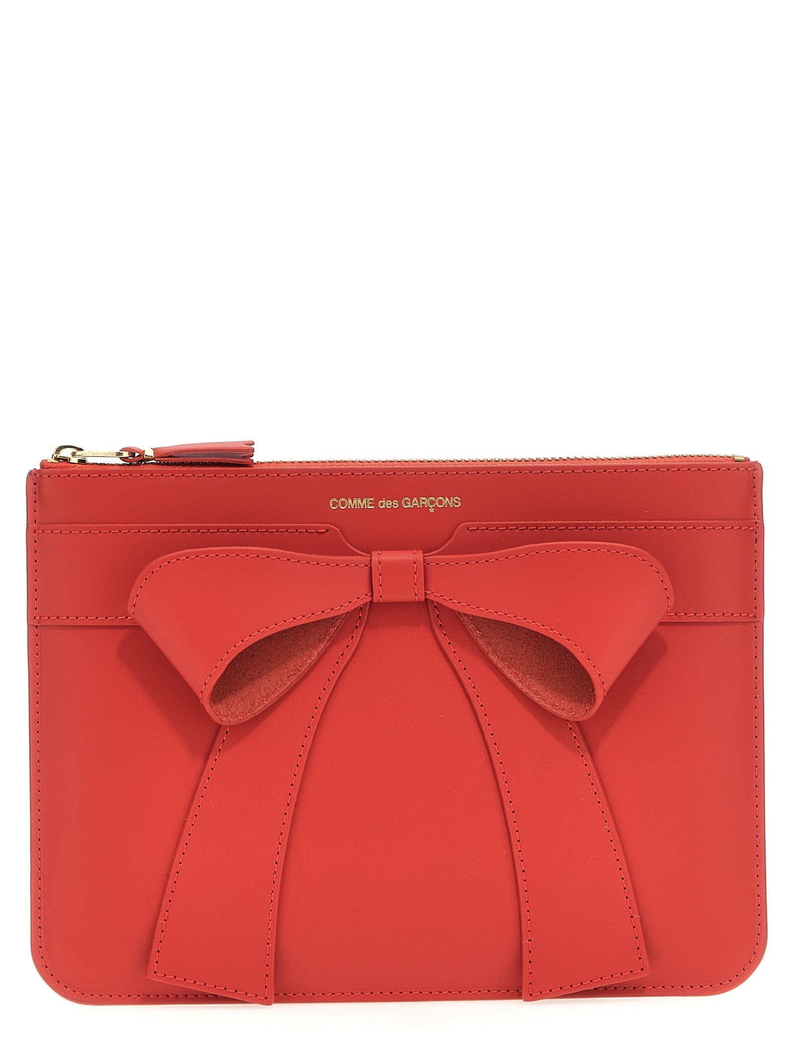 Comme Des Garcons Wallet Big Bow Wallet Red
