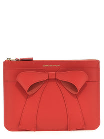 Comme Des Garcons Wallet Big Bow Wallet Red
