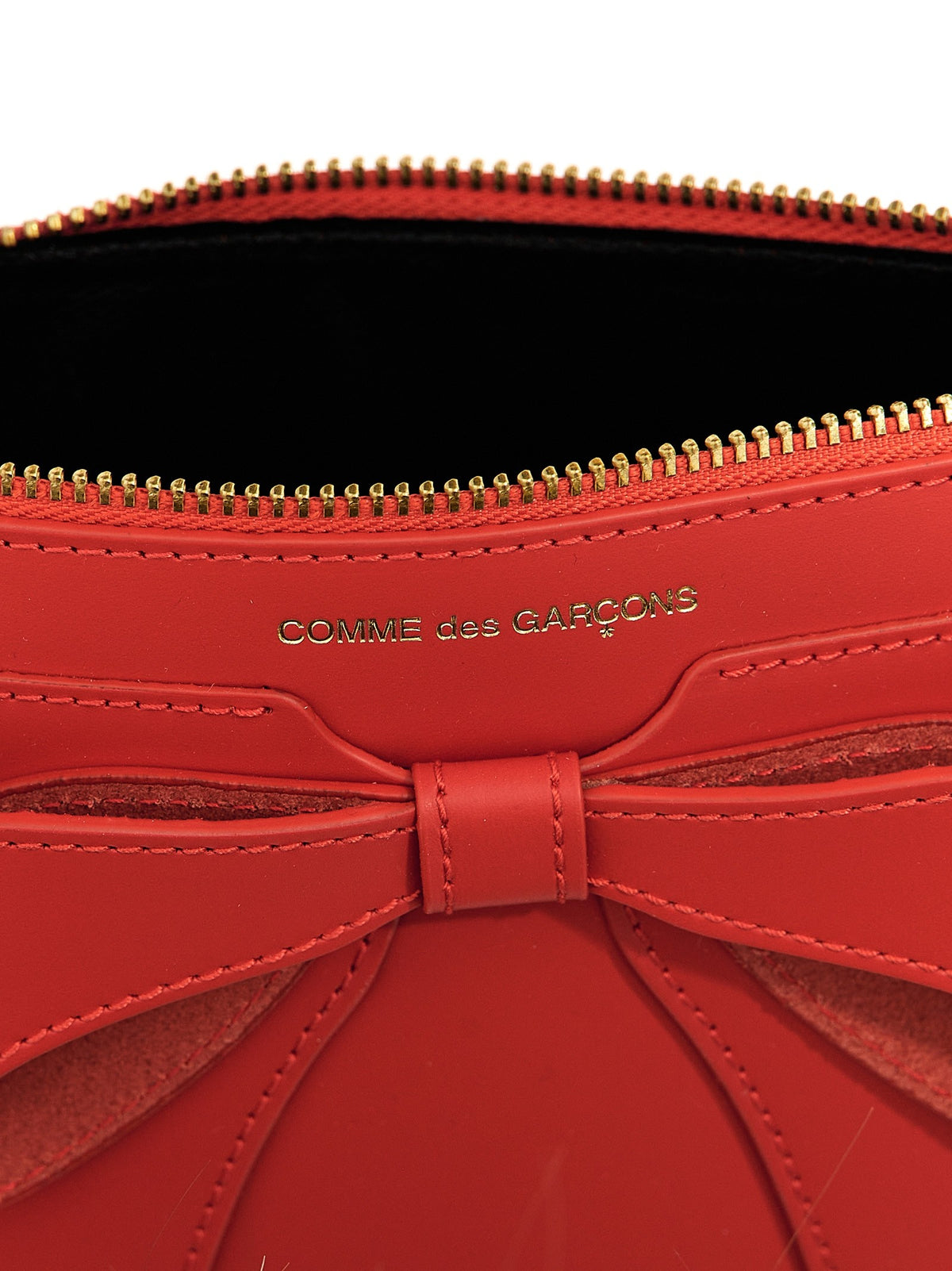 Comme Des Garcons Wallet Big Bow Wallet Red